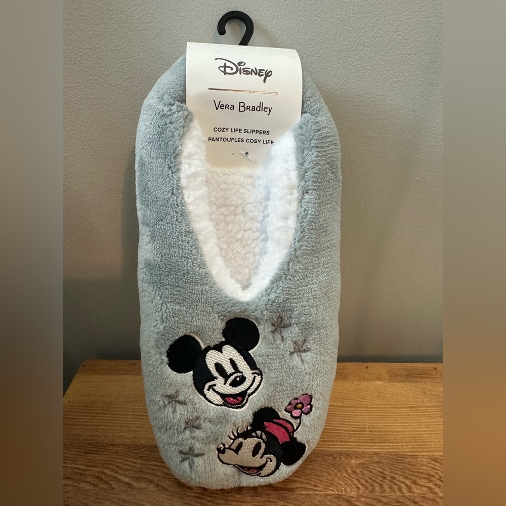 Disney Vera Bradley Mickey and Minnie Slippers - Picture 2 of 3